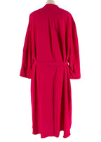 Stella McCartney Pink Belted Silk Midi Dress