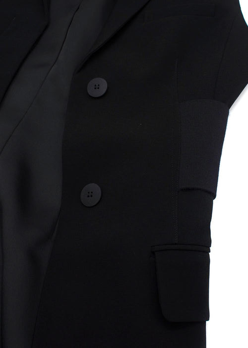 Alexander Wang Black Sleeveless Blazer Dress