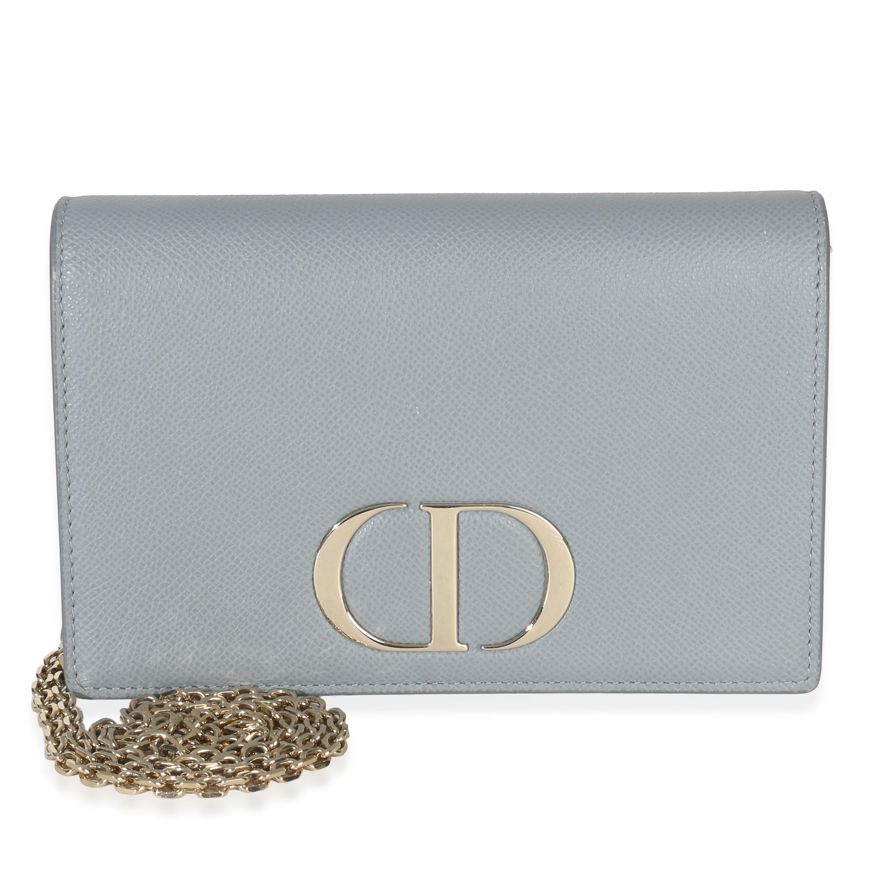 Christian Dior  Grained Calfskin 30 Montaigne 2-in-1 Pouch