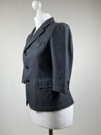 Comme Des Garcons grey wool blazer