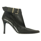 Bottega Veneta black buckle detail ankle boots