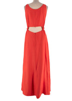 Bondi Born Sunset Orange Cut Out Maxi Dress