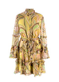 Alexis Golden Ethereal Paris Dress