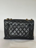 Chanel Black Vintage Caviar Leather Jumbo Flap Bag