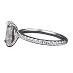 Lab Grown 1.5CT Radiant Cut Daimond Ring