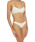 Melissa Odabash Vienna Gold Jacquard Bikini