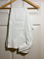 White stretch denim skinny jeans