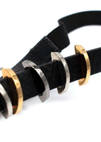 Fendi Metal Leather Headband