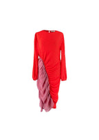 Brogger Pink and Orange Midi Dress