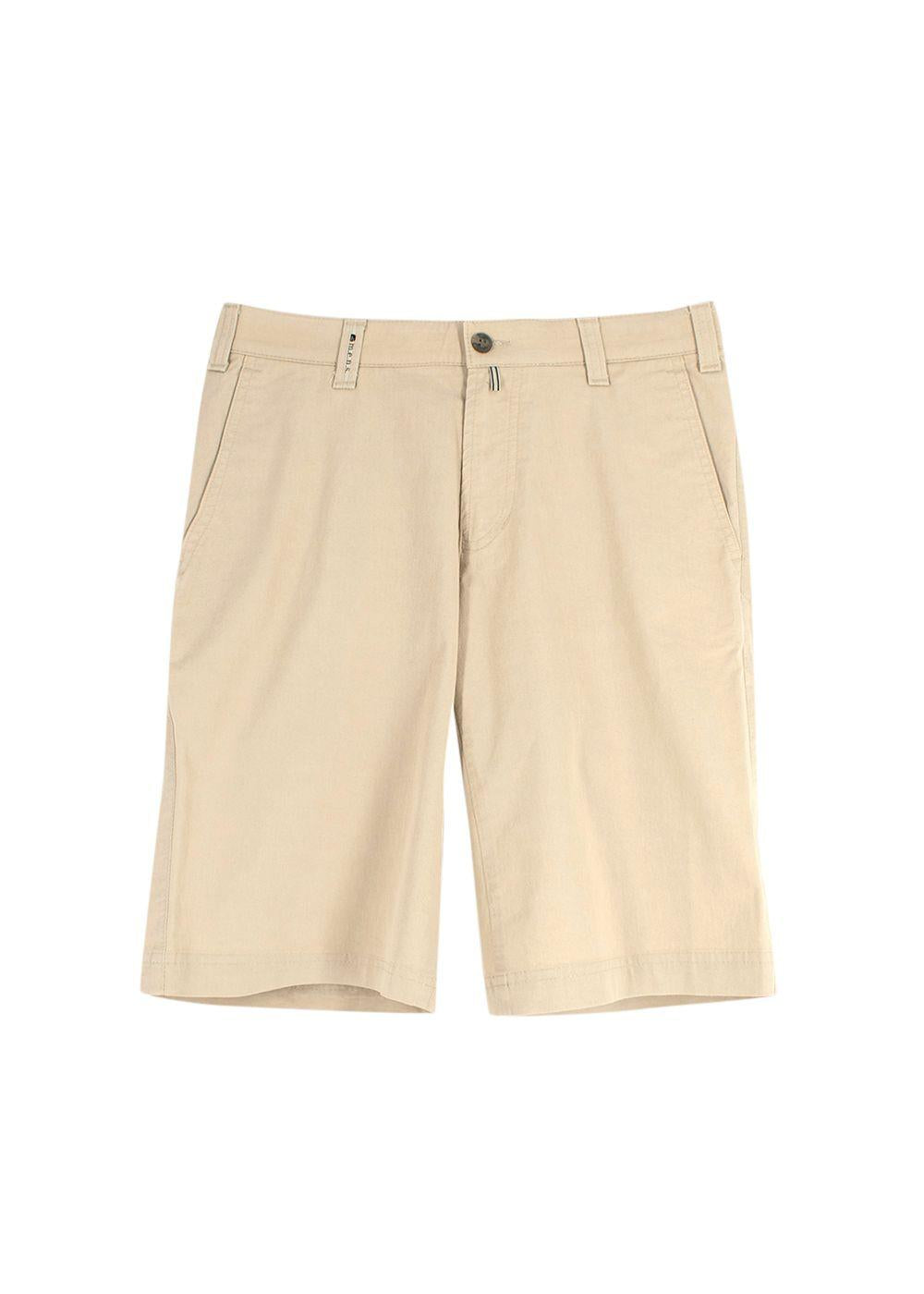 M.E.N.S Beige Hawaii Tailored Shorts