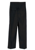 Racil Classic Black Wool Suit Trousers