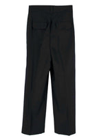 Racil Classic Black Wool Suit Trousers