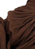 Lisa Marie Fernandez Lurex Linen Brown Dress