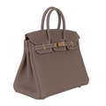 Hermès Birkin 25cm Togo Etoupe Gold Hardware