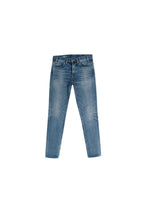 Mid-wash SL-003 skinny leg jeans