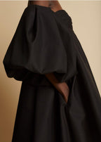 Khaite Black Katerina Mini Dress