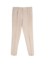 The Row Beige Wool Tailored Trousers