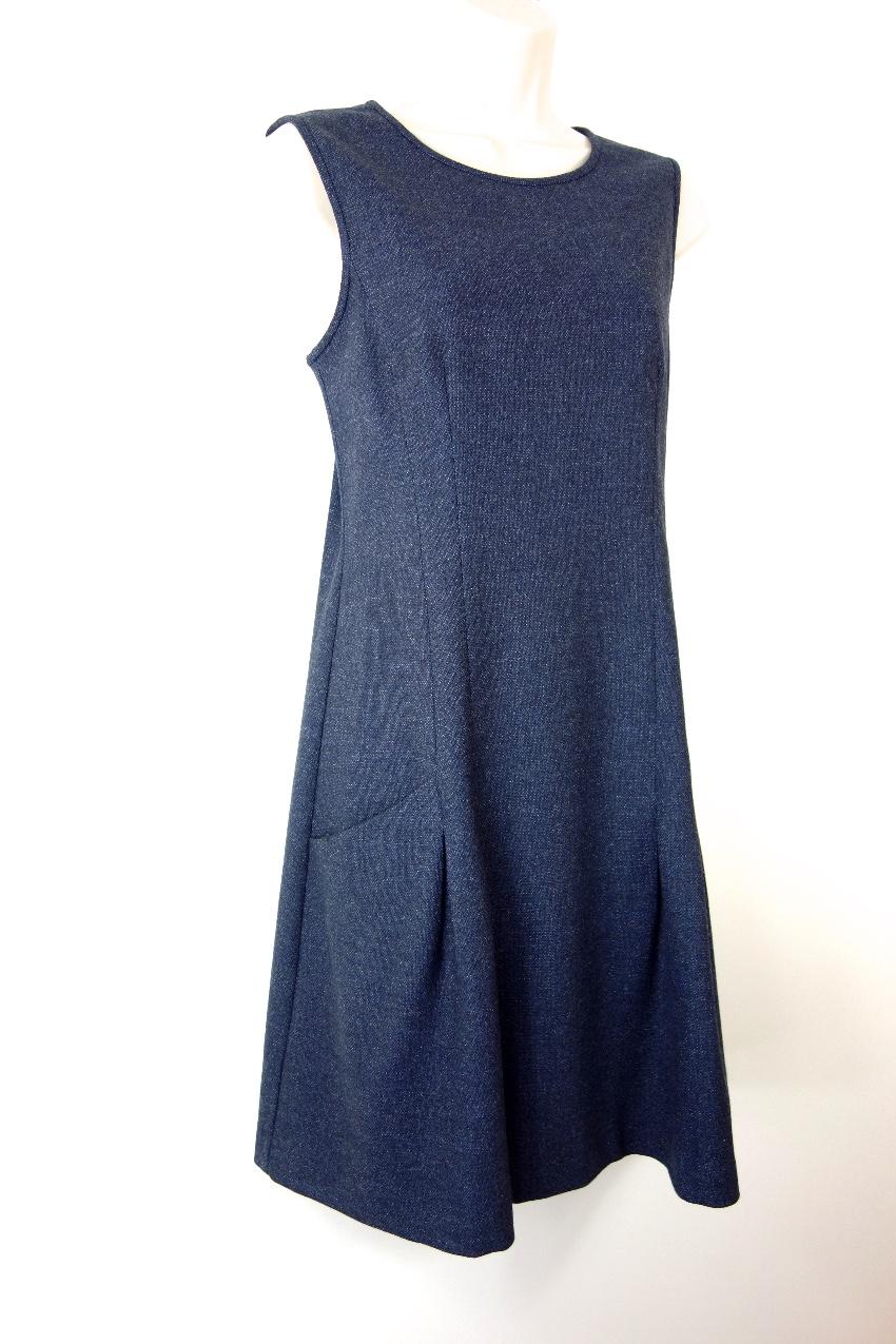 Theory scoop-neck wool dress