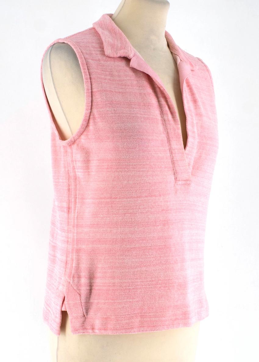 Orlebar Brown Pink Cotton Beach Top
