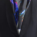 Rosemary Goodenough River Through a Curtain IV Silk Scarf