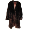 Bespoke Brown Shearling Coat