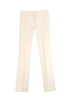 Victoria, Victoria Beckham Cream Tailored Trousers