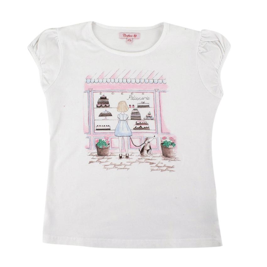Confiture White Cake Shop Print T-Shirt