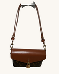Louis Vuitton Coated Canvas And Leather Bag