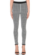 Balmain Monochrome Harlequin Trousers