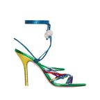 Attico Multicoloured Eve 110 Strappy Sandals