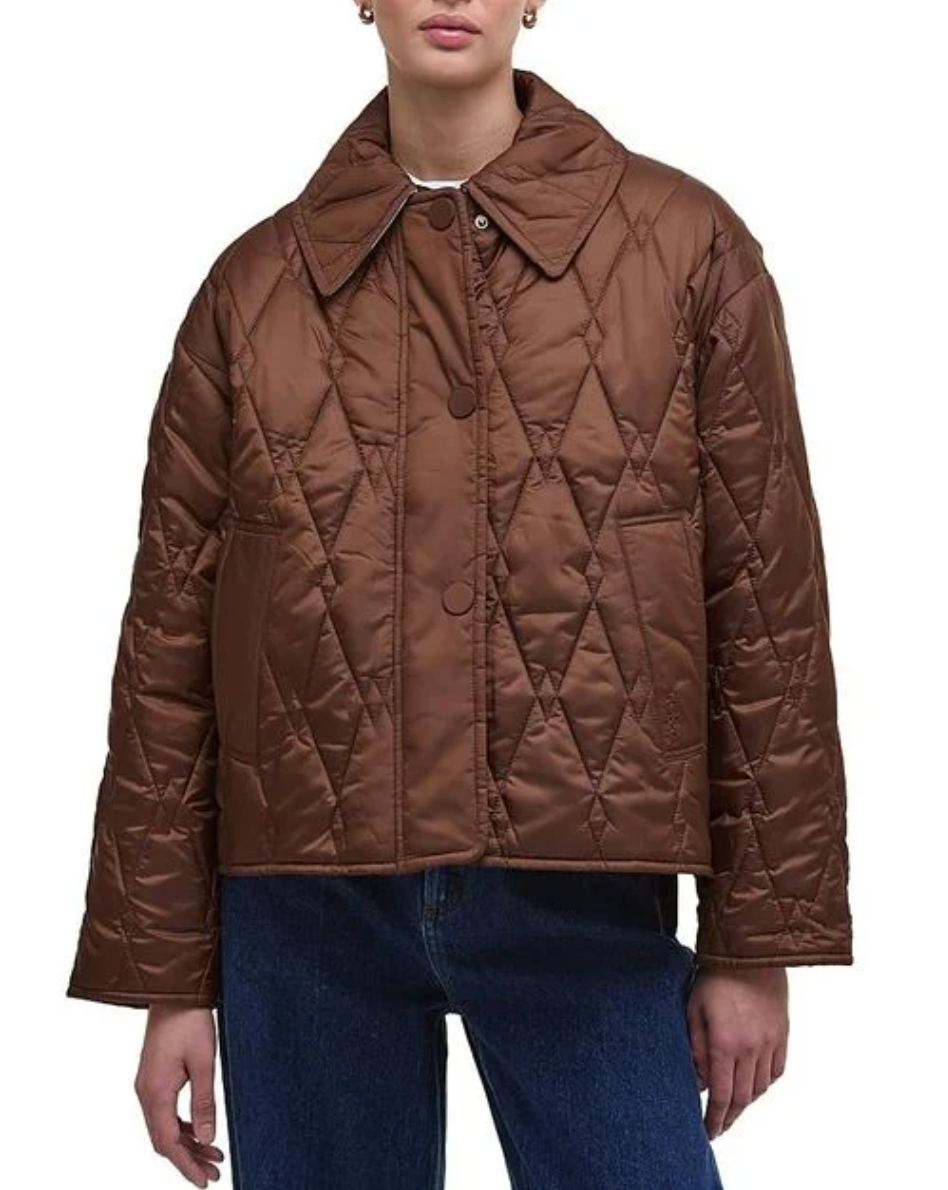 Barbour Bernadette quilted shell jacket