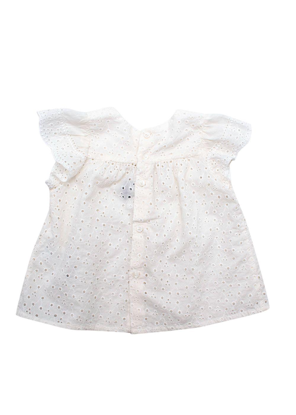Bonpoint Kids White Lace Blouse