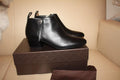 Gucci Black Low Block Heel Ankle Boots