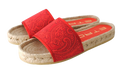 Etro Paisley Raffia Slides