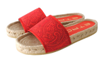 Etro Paisley Raffia Slides