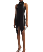Alex Perry Embellished Scarf Mini Dress