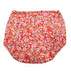 Caramel Red Floral Lily Bloomers
