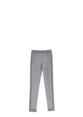 Grey Stretch Knit Slim Fit Trousers