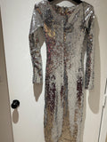 16Arlington Silver Sequin Solare Gown