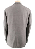Loro Piana Grey Check Wool Single-breasted Blazer