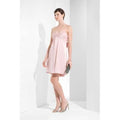 BCBG Max Azria Pink Strapless Party Dress with Bow