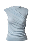 Tove Soft Blue Wool 'Vita' Sleeveless Knit