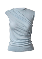 Tove Soft Blue Wool 'Vita' Sleeveless Knit