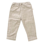 Tartine et Chocolat Girls 18M Beige Velour Trousers