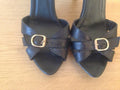 Kate Kuba black leather heels