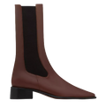 Neous Brown Leather Mid-Length Chelsea Boots