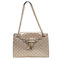 Metallic gold leather large Emily bag