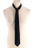 Turnbull Asser Black with Blue and White Dots Tie