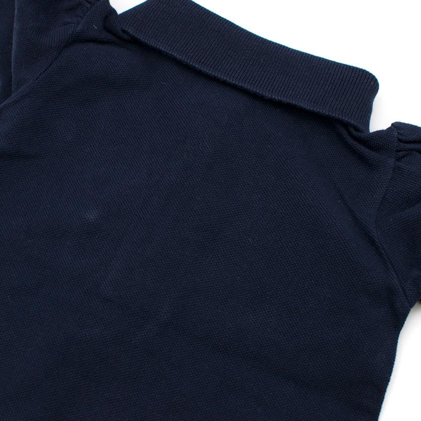 Ralph Lauren Girls 6M Navy Long-sleeved Polo Shirt