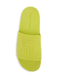 Bottega Veneta Kiwi Rubber Carpet Pool Slides